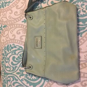 Guess Blue Green Purse